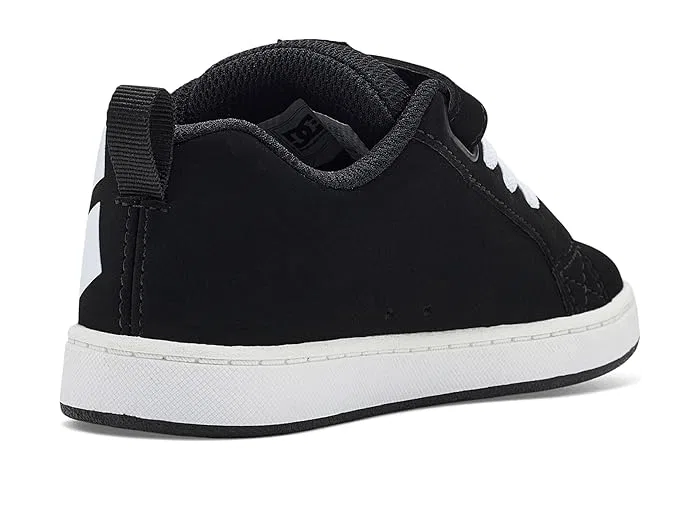 Кроссовки DC Kids Court Graffik Elastic, Black/White — фото 4