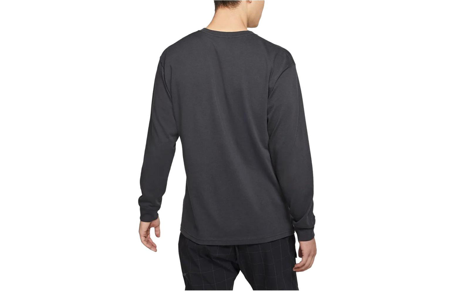 Спортивный топ Nike x Olivia Kim Long Sleeve Tee 'Off Noir/Metallic Silver' CT3088-045, серый — фото 2