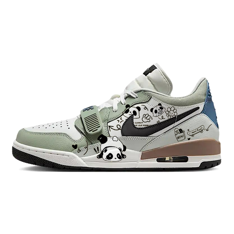 

Jordan Баскетбольные кроссовки Legacy 312 Vintage, низкие, мужские, зеленые/белые