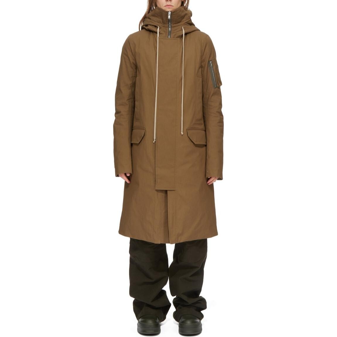

Стеганая куртка мужская Bean Color Rick Owens, цвет Bean color
