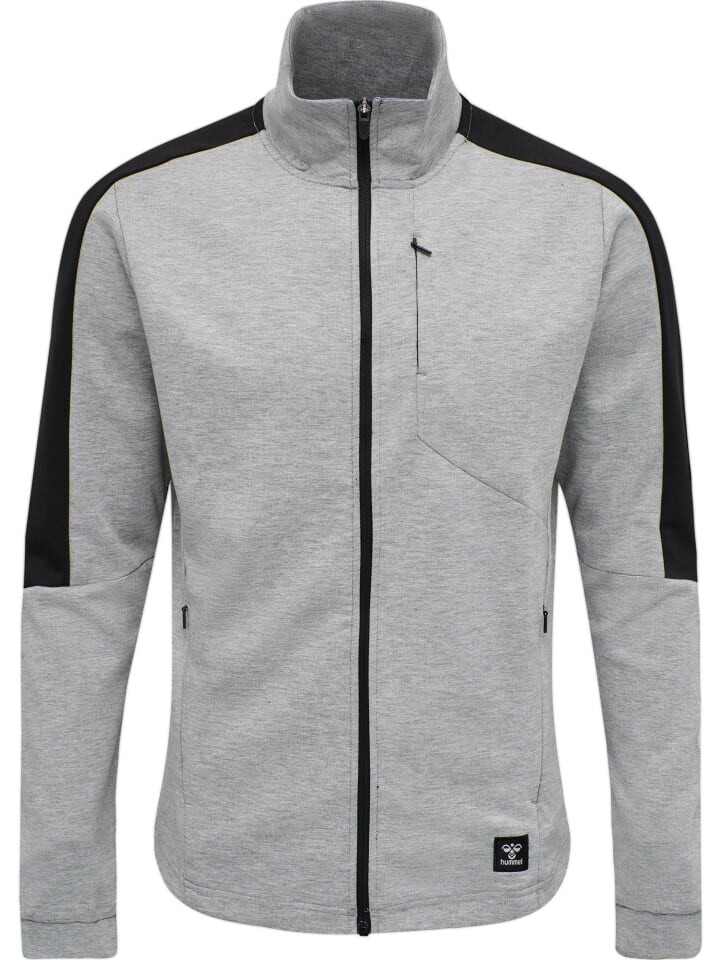 

Толстовка Hummel Reißverschluss Jacket Hmltropper Yoga Herren, цвет GREY MELANGE