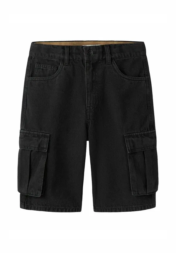 Бермудские шорты свободного кроя из джинсовой ткани Name It, Black Denim