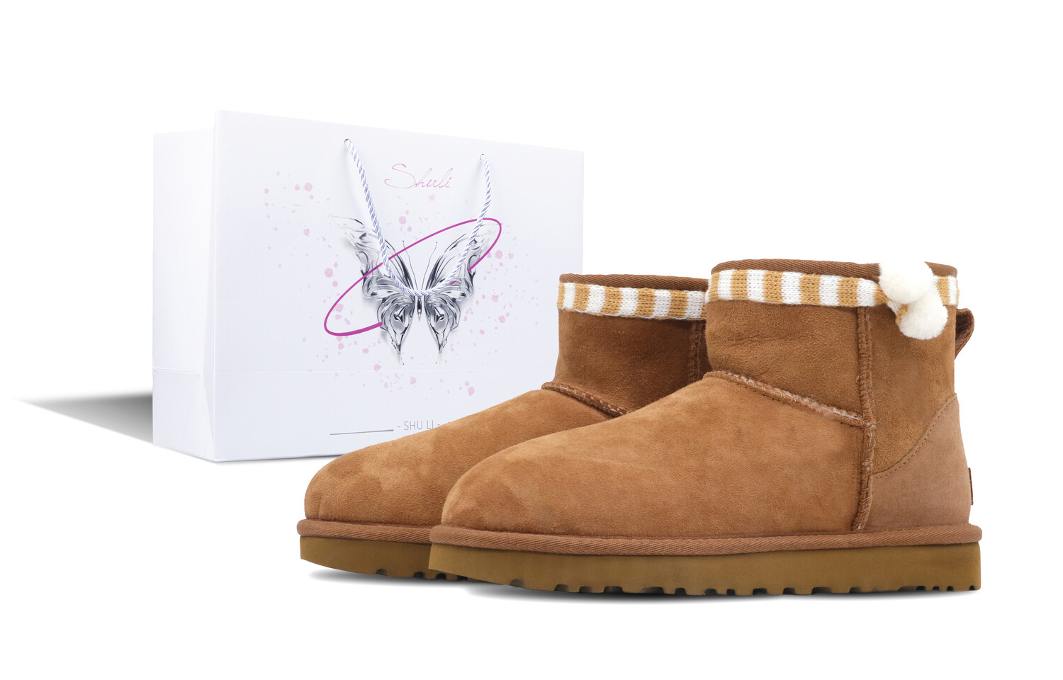 

CLASSIC MINI Зимние ботинки женские теплые коричневый Ugg