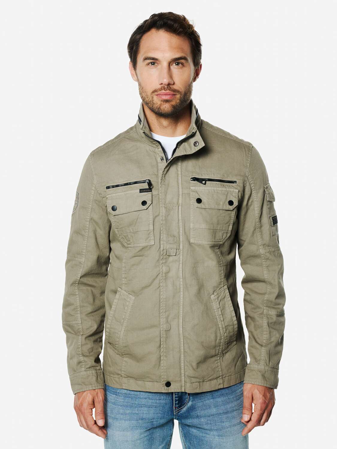 

KOROSHI Куртка для межсезонья в цвете Khaki