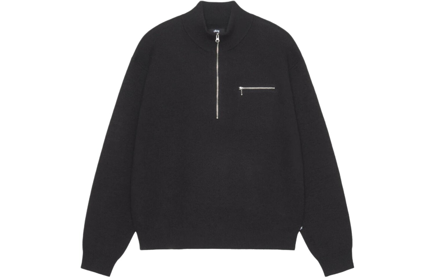 

Джемпер Stüssy с полумолнией и воротником-стойкой Stussy, розовый