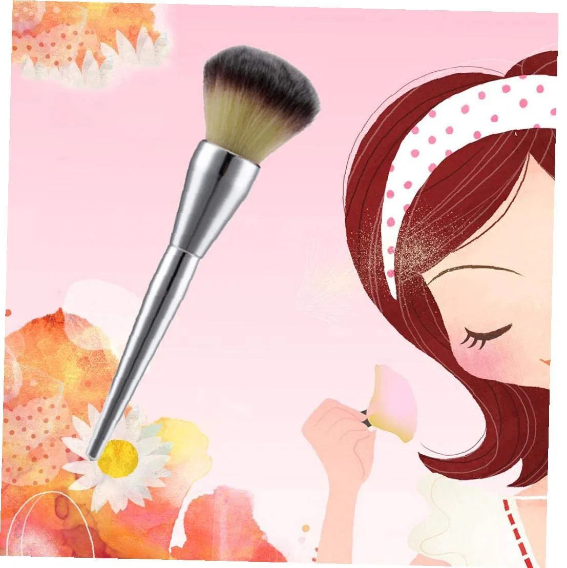 Круглая кисть для пудры и румян Bongles — фото 4