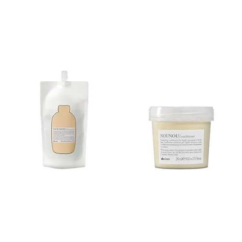 Davines NOUNOU шампунь-кондиционер для сухих и окрашенных волос, набор 2 шт: шампунь 500 мл, кондиционер 250 мл