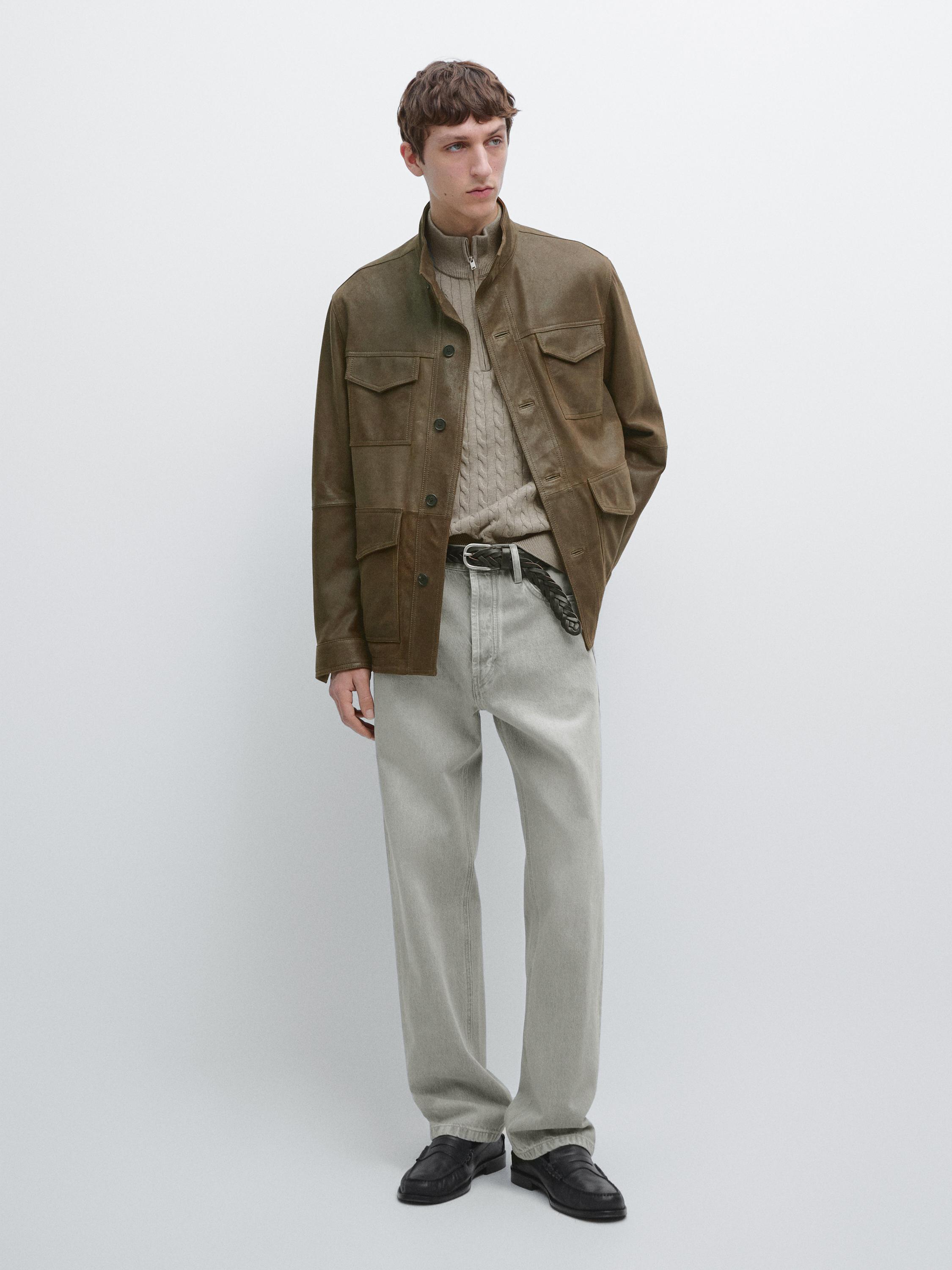 

Джинсы прямого кроя Massimo Dutti, grey