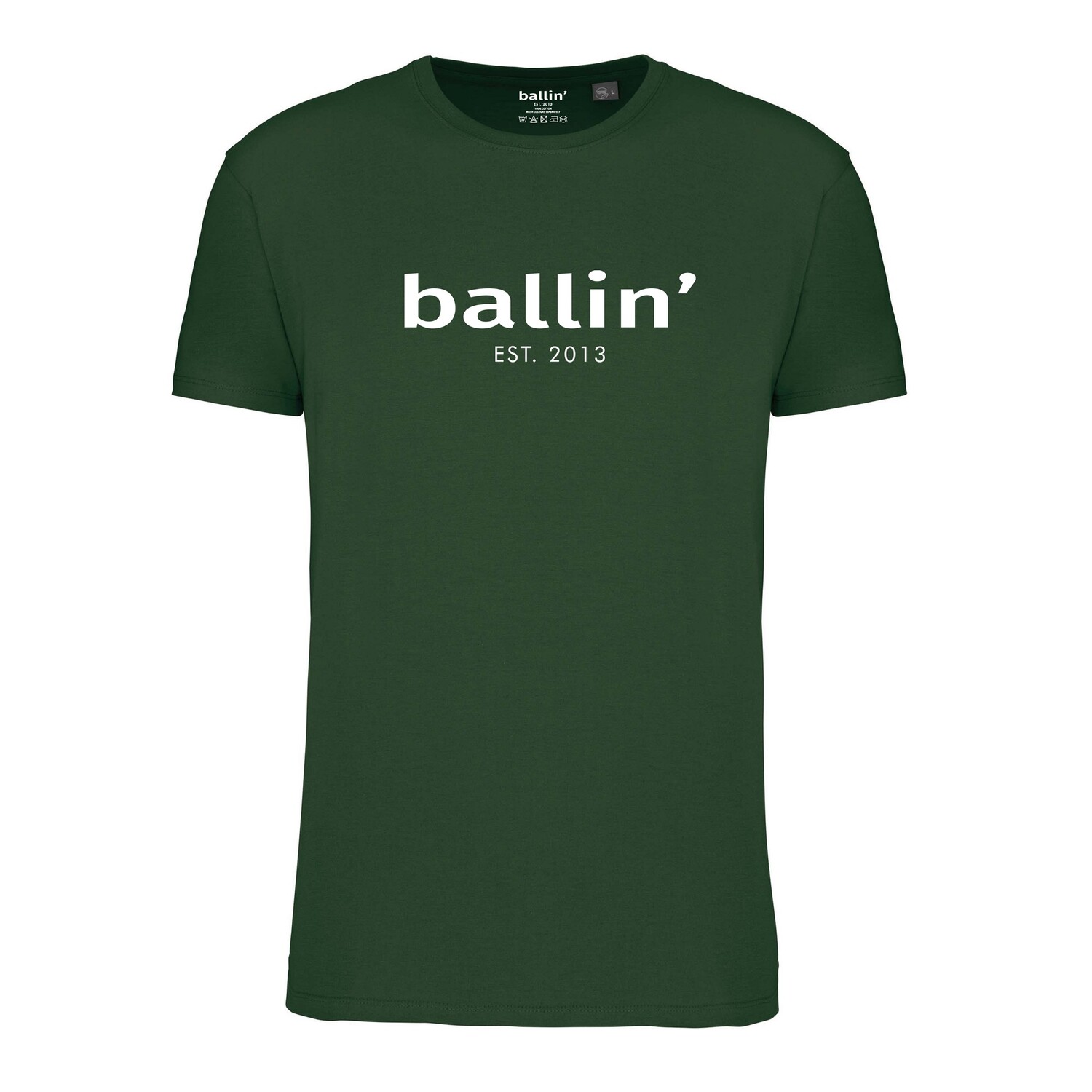 

Футболка est 2013 рубашка обычного кроя Ballin, зеленый