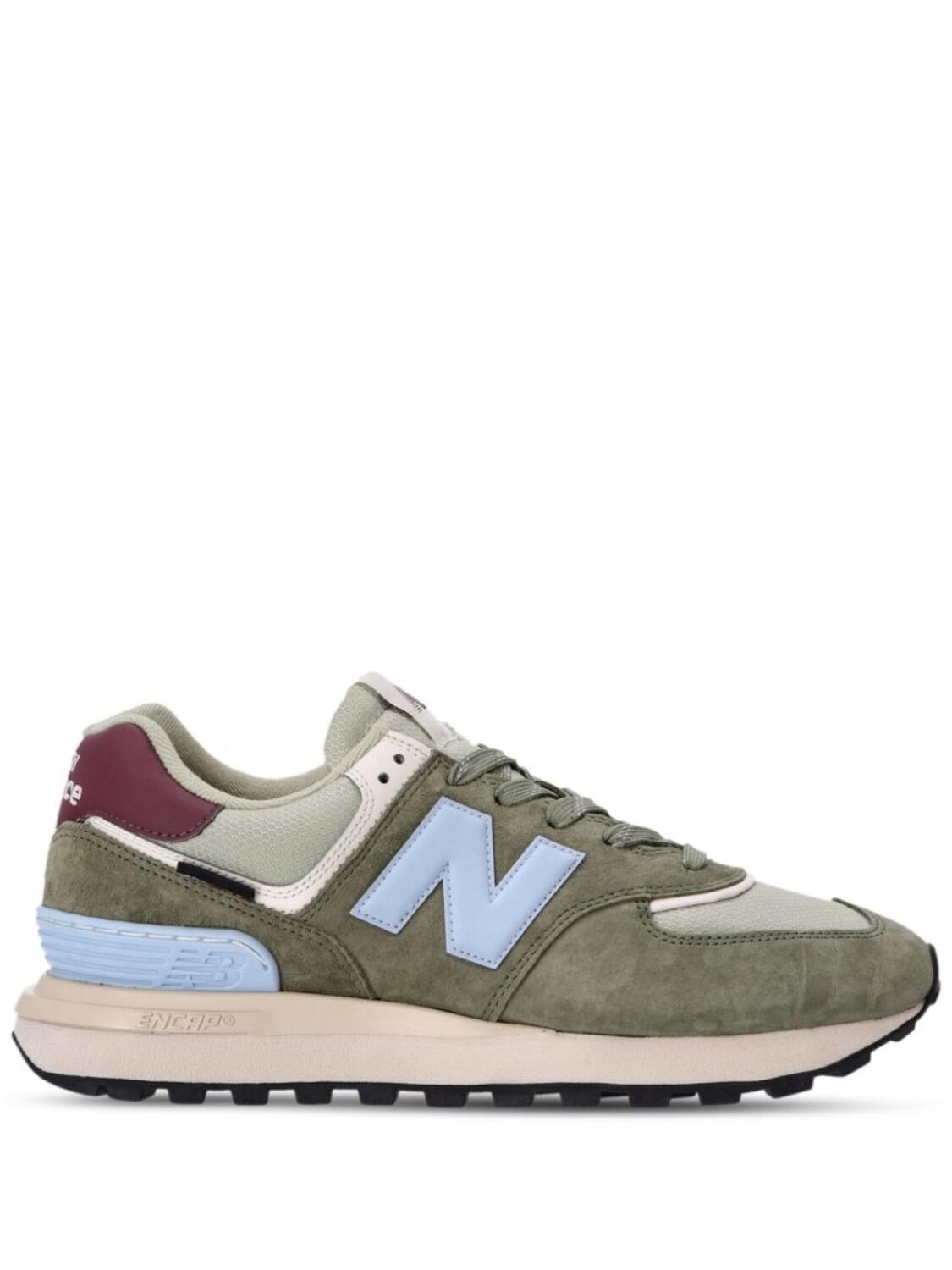 

Кроссовки New Balance 574, темно-зеленый/голубой