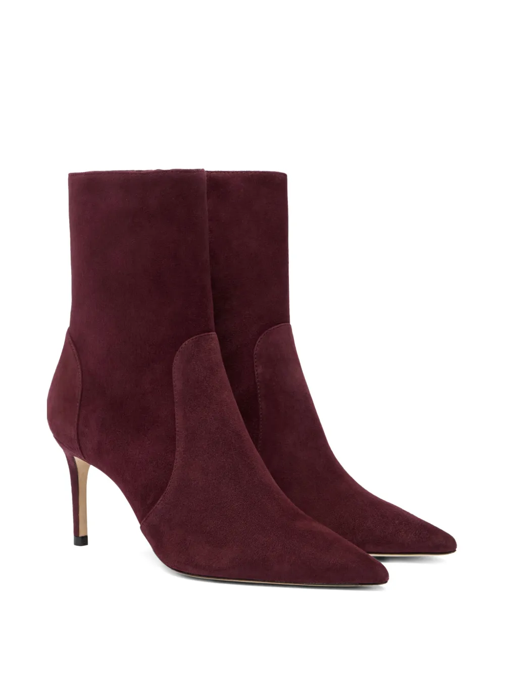 Ботильоны Stuart Power с заостренным носком и каблуком 75 мм Stuart Weitzman, красный — фото 2