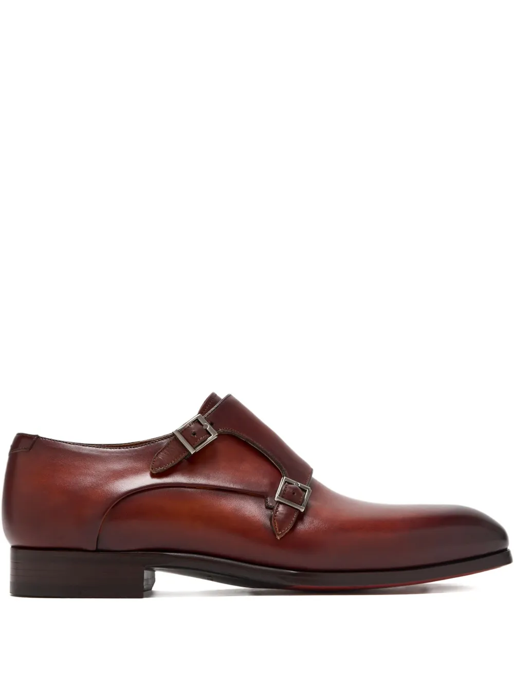 

Туфли монки с пряжками Magnanni, коричневый