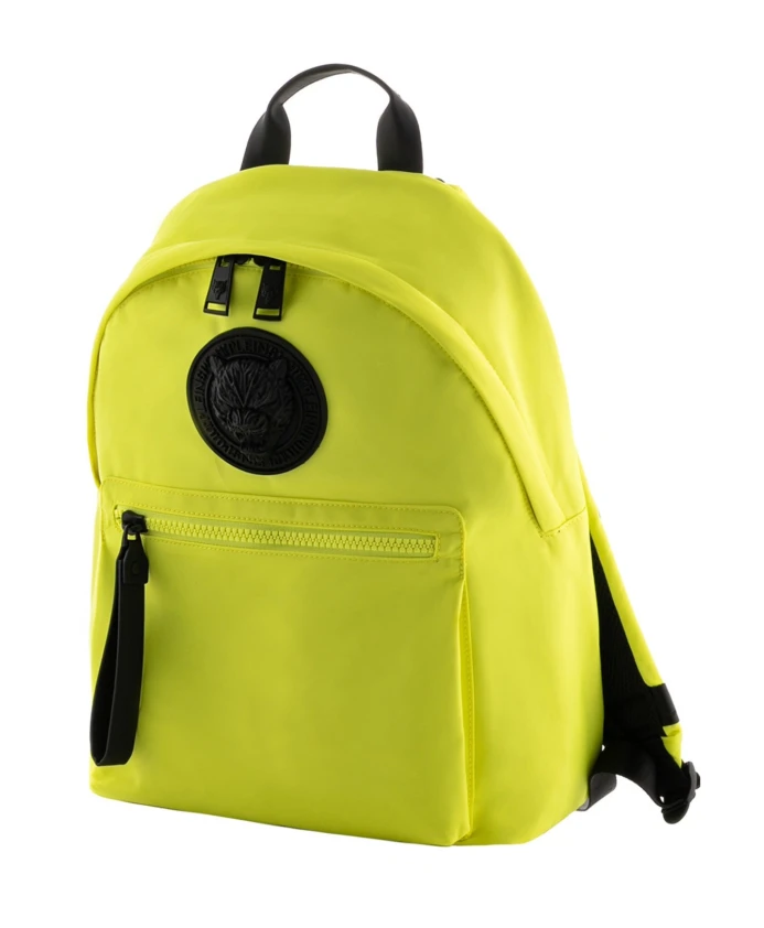 

Мужской нейлоновый рюкзак Boston желтого цвета Plein Sport, желтый