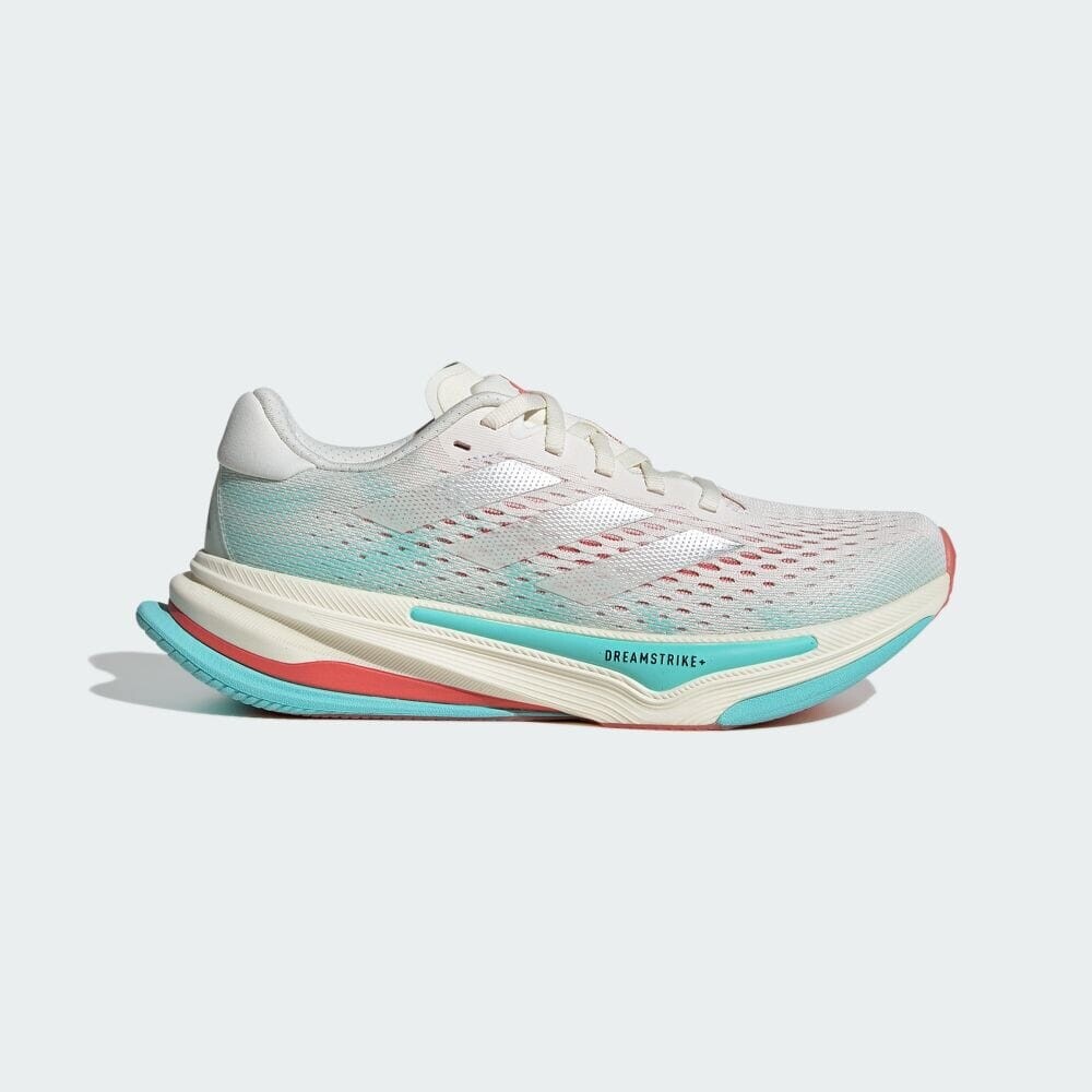 Кроссовки Adidas SUPERNOVA PRIMA, цвет Off-White/Silver Metallic/Flash Aqua