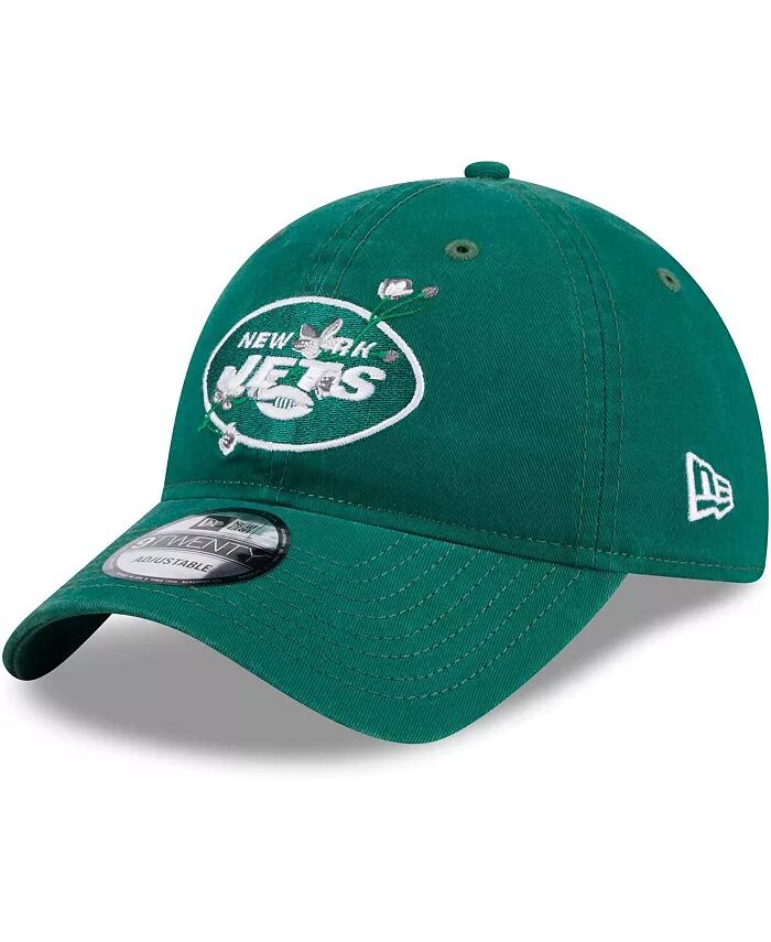 

Женская зеленая кепка New York Jets Game Day Flower 9TWENTY Adjustable New Era