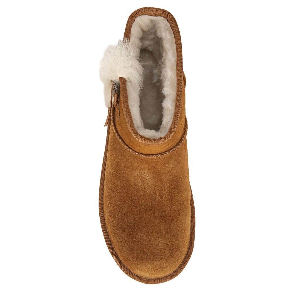 Женские ботинки Ugg Victoria Koolaburra короткие зимние, каштановый — фото 4