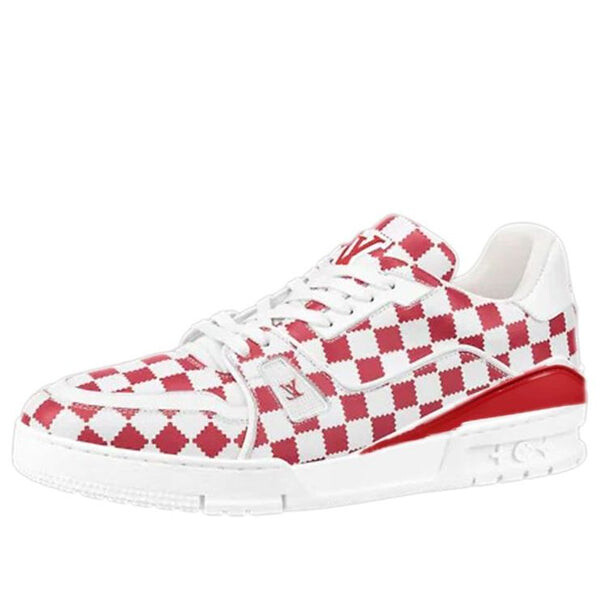 

Кроссовки x nigo trainers 'red white plaid' Louis Vuitton, белый