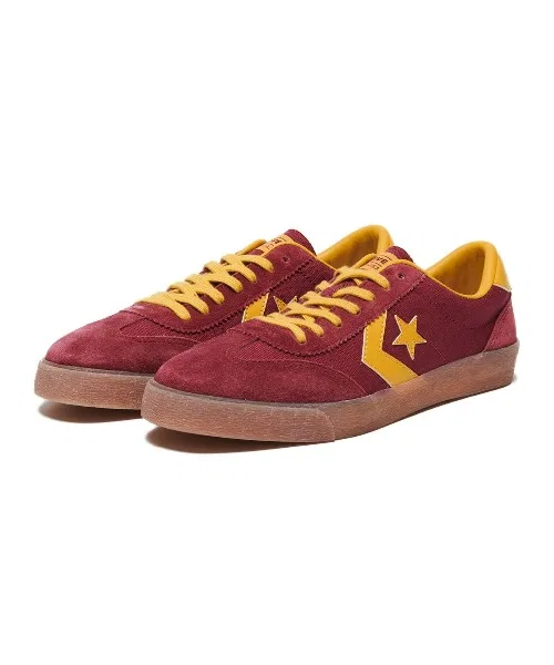 Мужские кроссовки CONVERSE ROADCLASSIC SK OX из канваса и замши бордовые