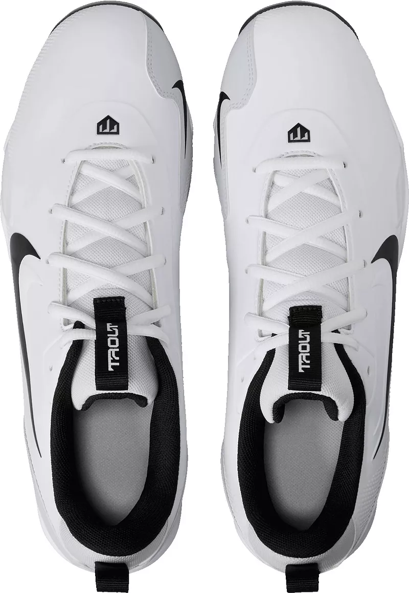 Мужские бейсбольные бутсы Nike Force Trout 9 Keystone RM, белый/черный — фото 4