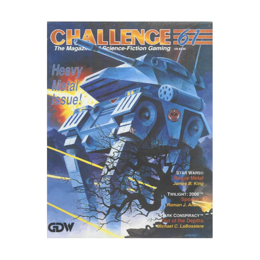 

Журнал #61 "Star Wars - Rogue Metal, Twilight - 2000, Dark Conspiracy", Challenge Magazine