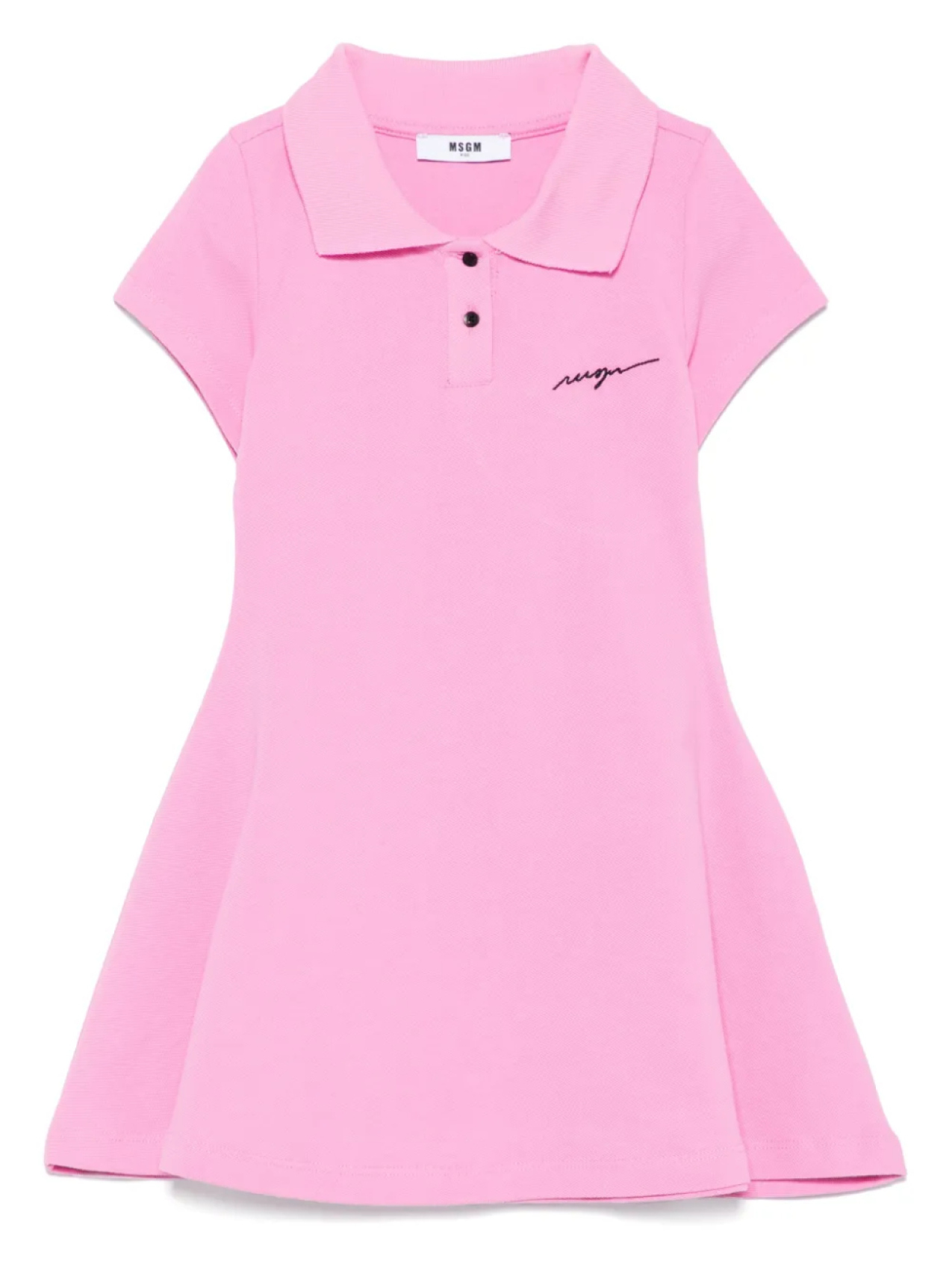 

MSGM Kids платье мини с воротником поло, розовый