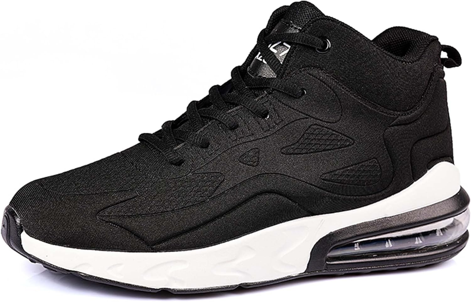 

Мужские высокие кроссовки для улицы, удобные с воздушной подушкой, для бега, противоскользящие, для ходьбы, модные баскетбольные кроссовки Dzbajrqm, черный