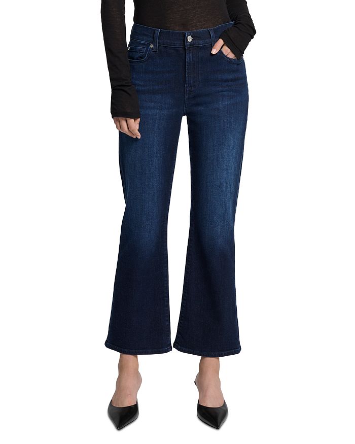 

Джинсы Daisy High Rise Ankle Bootcut из атласа 7 For All Mankind, синий