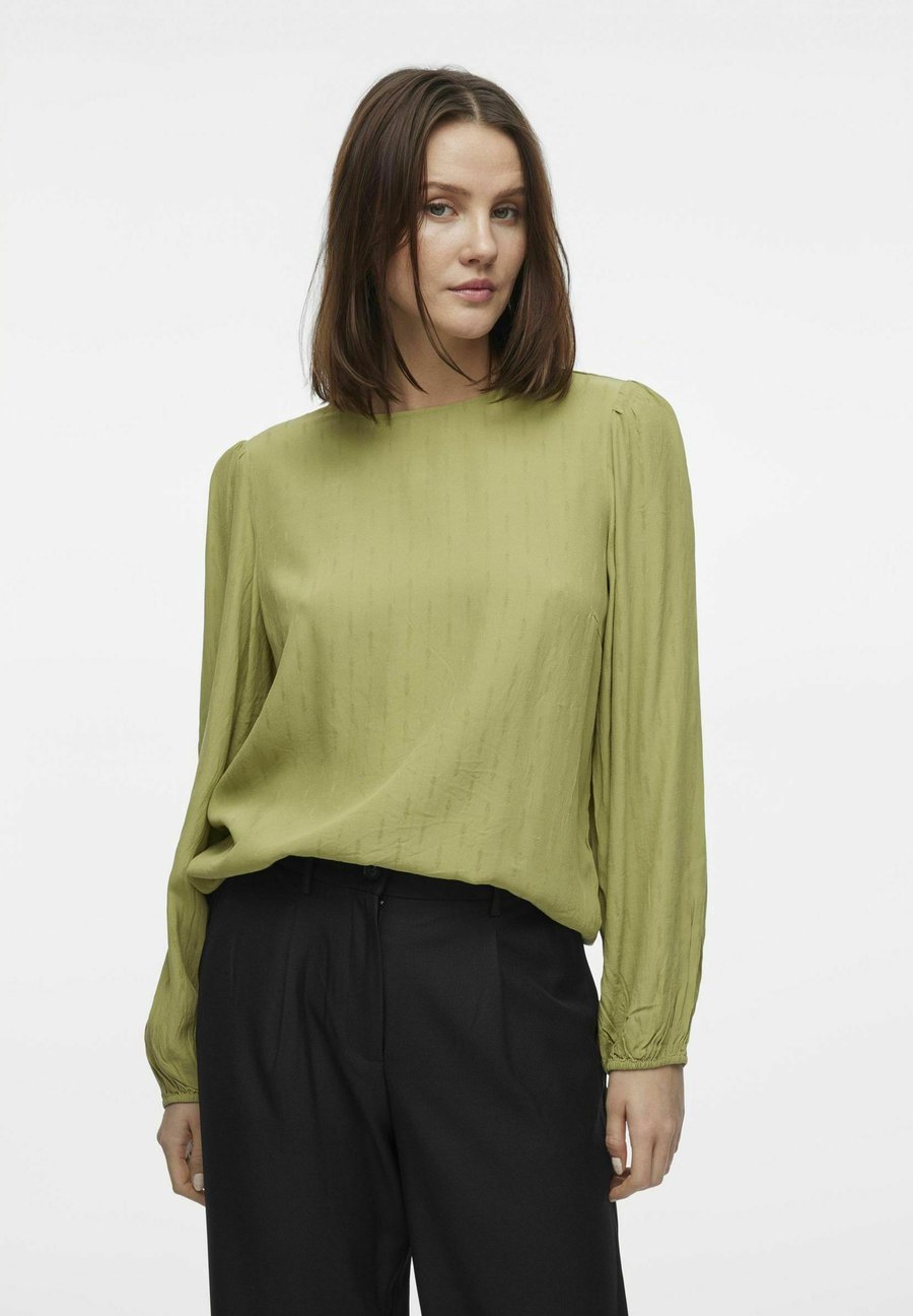 

Блуза VILA MIT LANGEN ÄRMELN RUNDHALS, Sage/Light Green