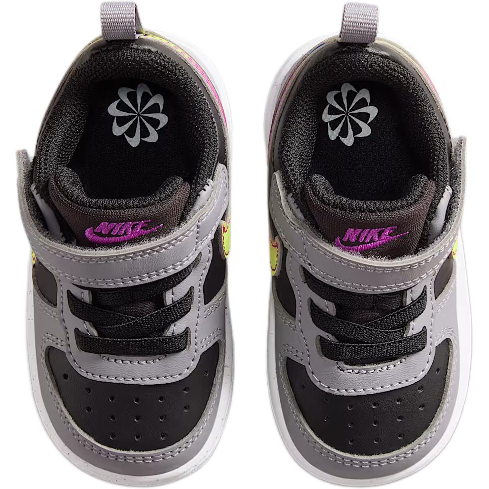 Nike Кроссовки Court Borough Mid top Toddler черно-серые для малышей — фото 4