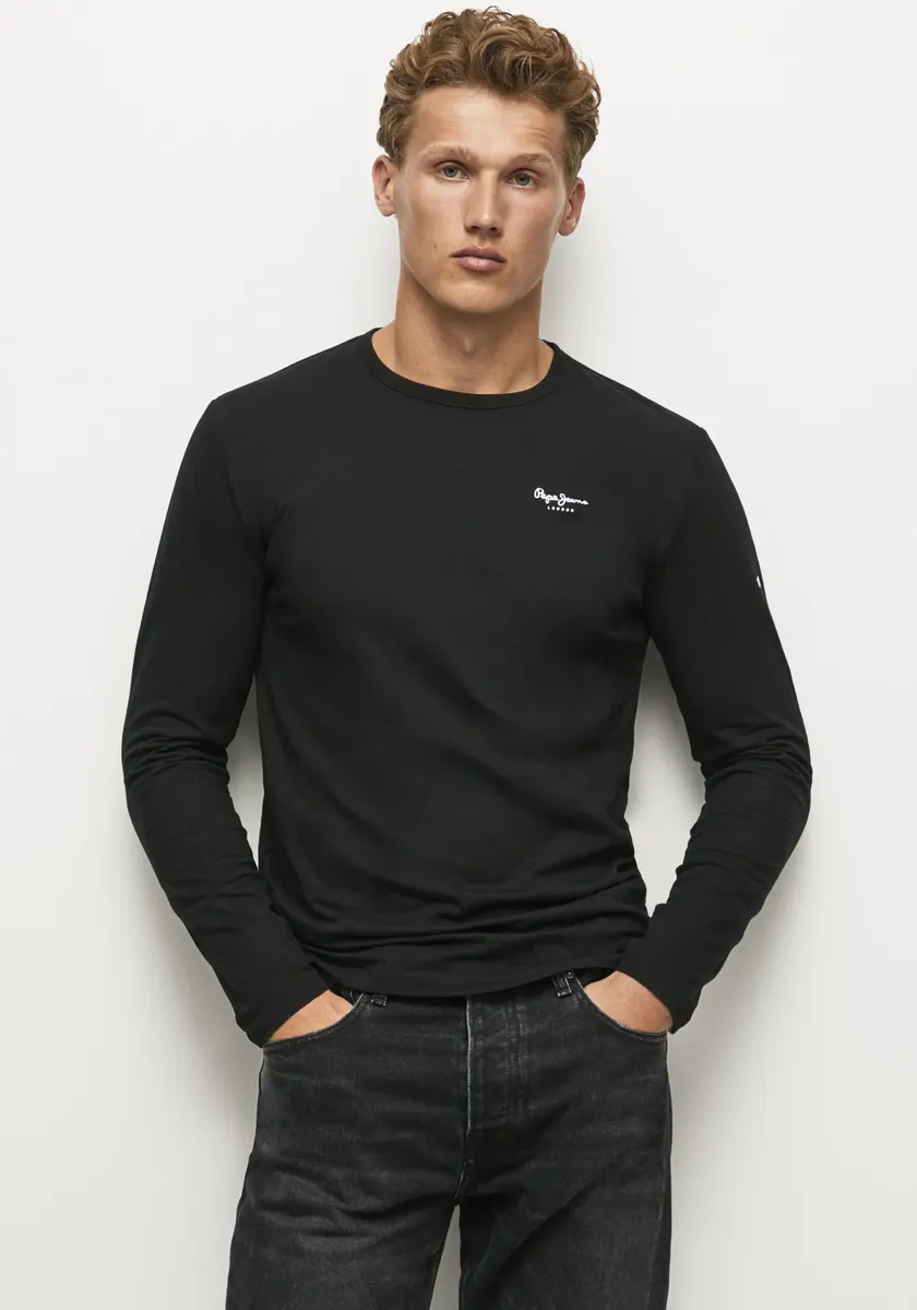 

Рубашка Pepe Jeans с длинными рукавами, черный