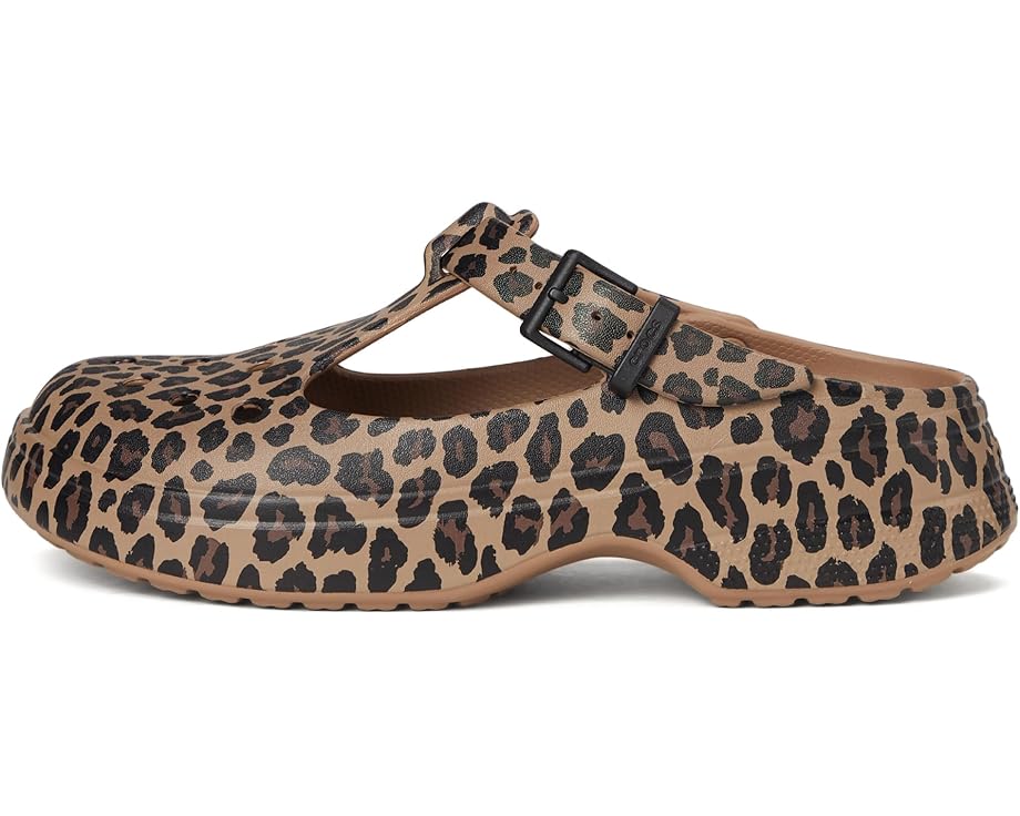 Сабо Crocs Classic Mary Jane Clogs, Mary Janes for, цвет Sepia/Leopard — фото 4