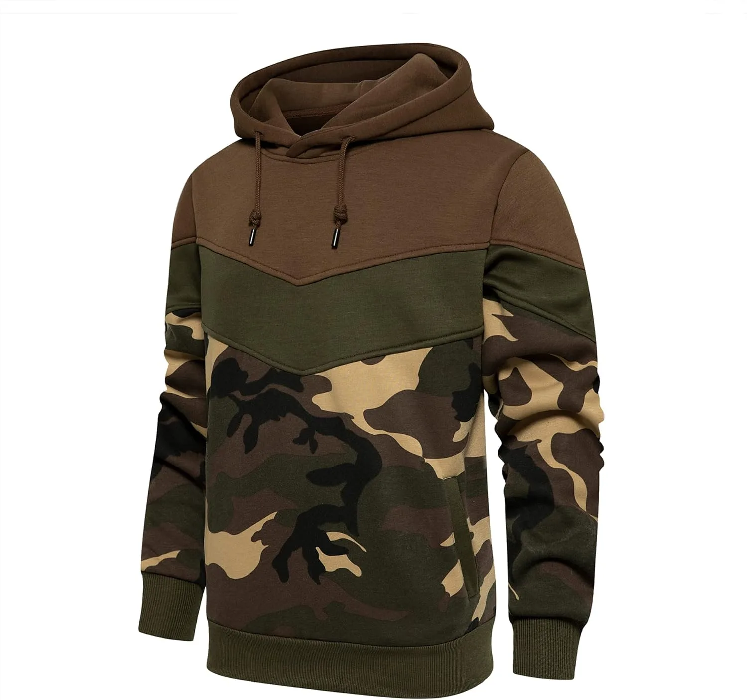 

Мужская модная худи контрастного цвета с карманом LGHLMCL