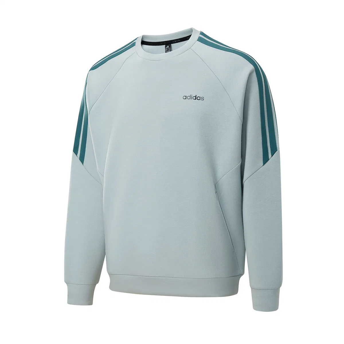Свитшот мужской light blue crew neck moderate regular Adidas