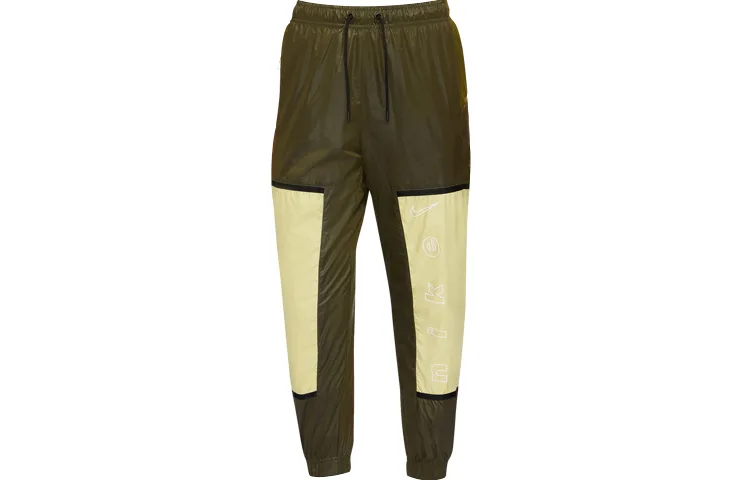 Nike Повседневные брюки унисекс Mist Tea Tree Green с манжетами