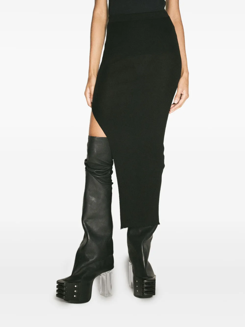 

Юбка макси Тереза Rick Owens, черный