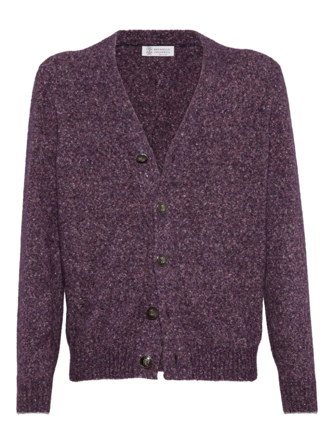 

Brunello Cucinelli кардиган с V-образным вырезом, фиолетовый