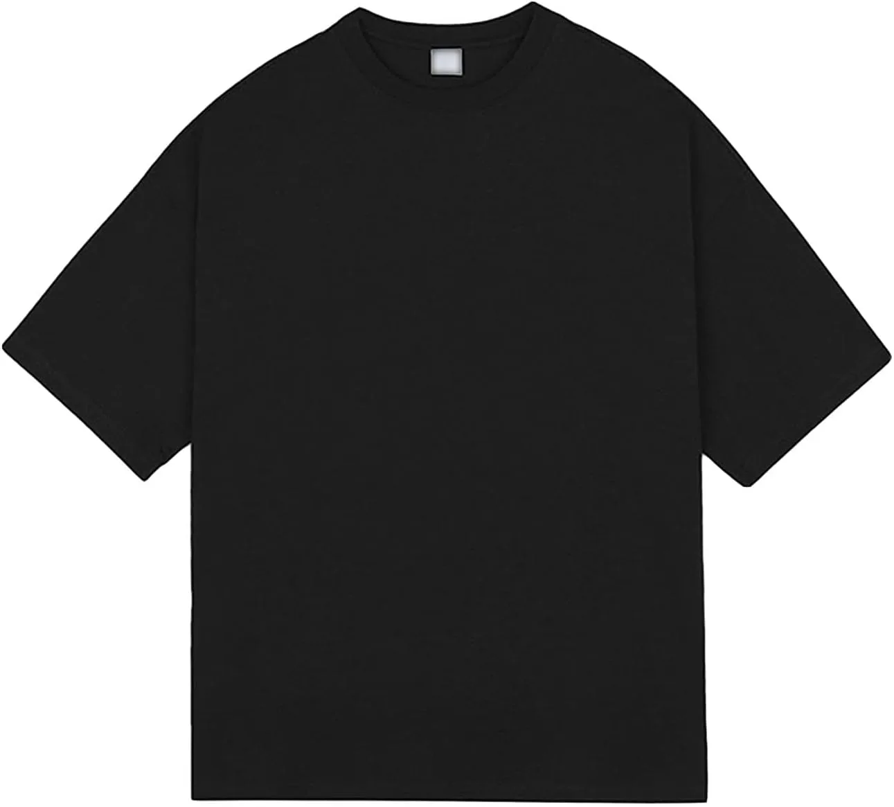 

Футболка мужская JEsilunmaMY Loose Oversized Hipster, короткий рукав, crewneck, solid color, cotton