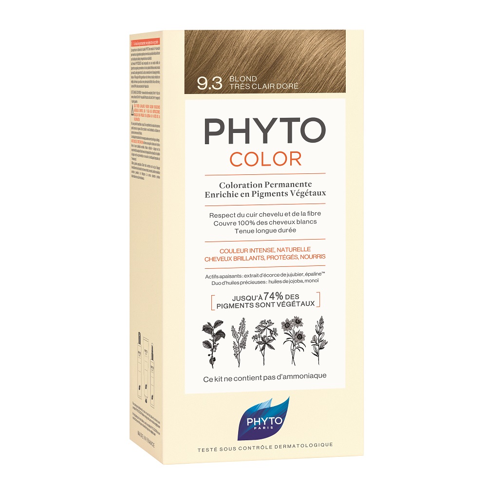 

Краска для волос color hair dye Phyto, цвет nr. 9.3, 112 мл