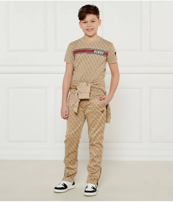 Футболка regular fit Guess Active, бежевый — фото 2