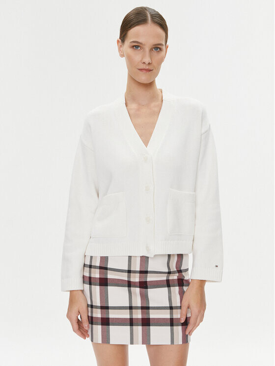 

Кардиган свободного кроя Tommy Hilfiger, экрю