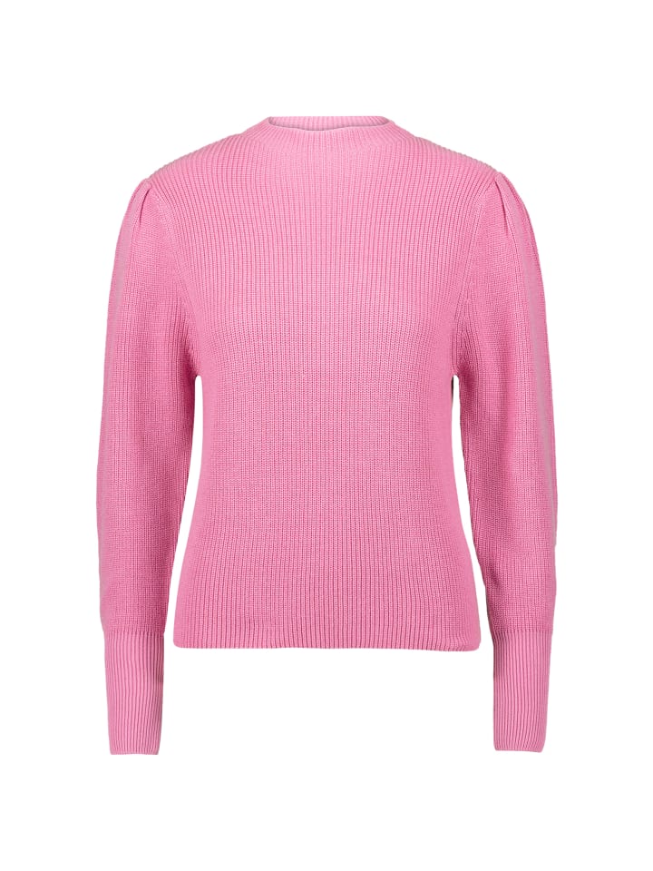 

Zero Вязаный свитер нежно-розового цвета с рукавами-фонариками