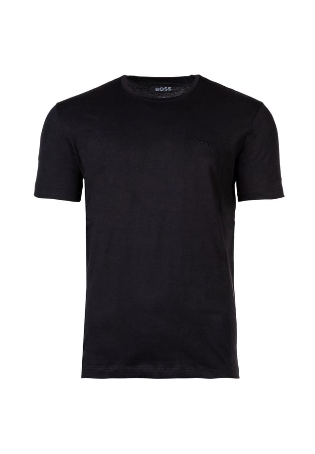 Футболка 2-pack - tshirtrn 2p комфорт майка круглый вырез хлопок Boss, черный — фото 2
