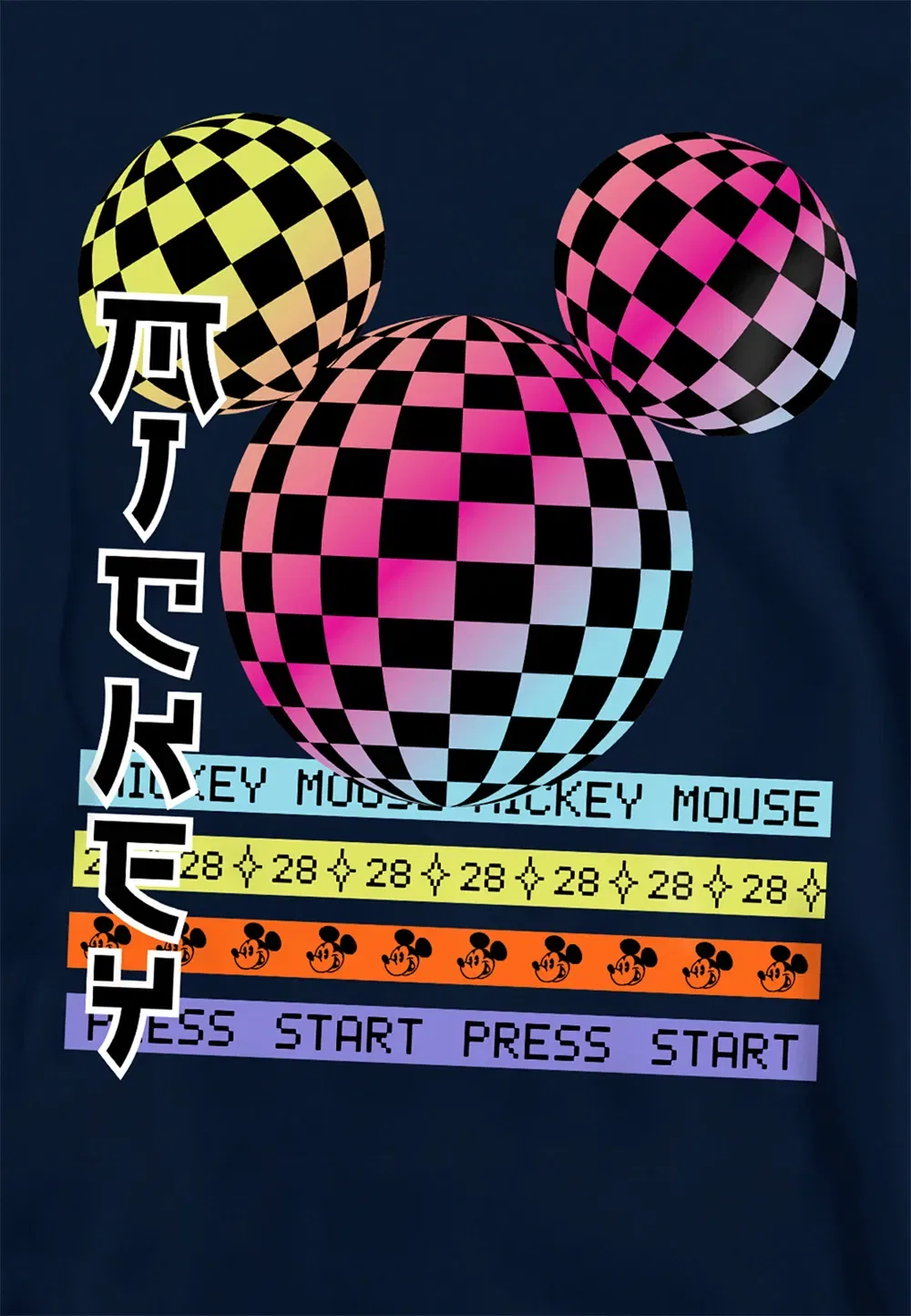 Детская толстовка Disney Digital Gradient Head, темно-синий, темно-синий — фото 2