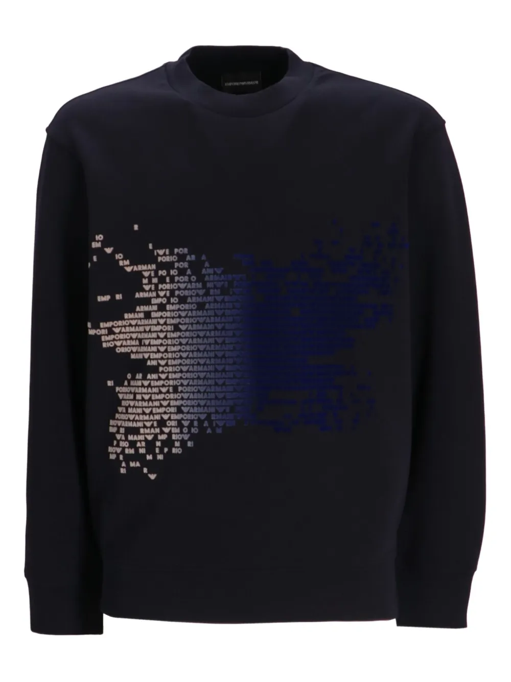 

Толстовка с логотипом EMPORIO ARMANI, синий
