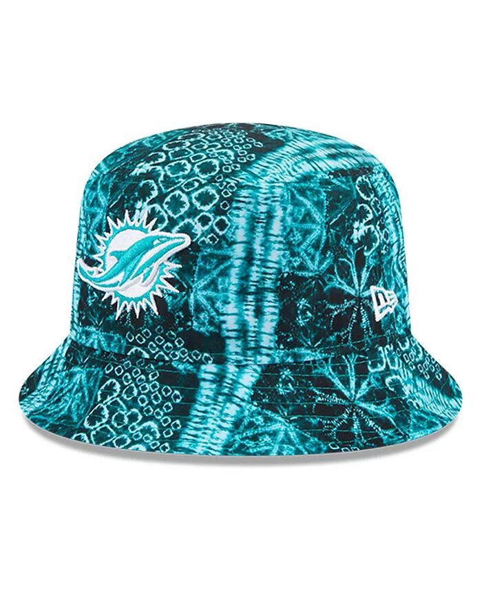 

Мужская шляпа-ведро Aqua Miami Dolphins Shibori New Era