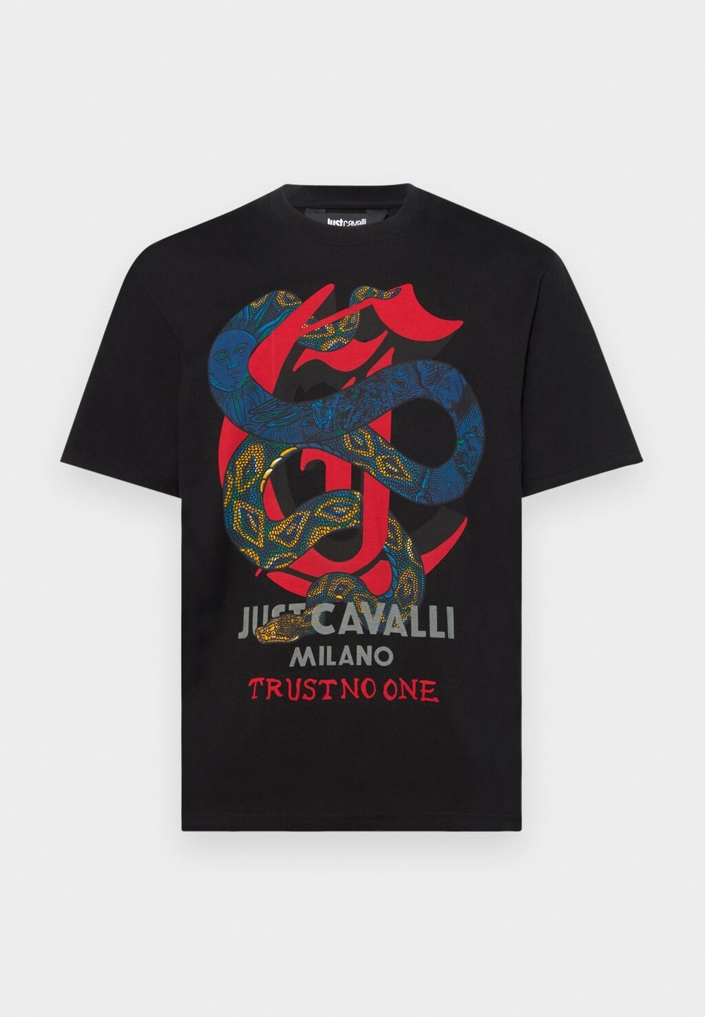 

Футболка с принтом TRUST Just Cavalli, черный