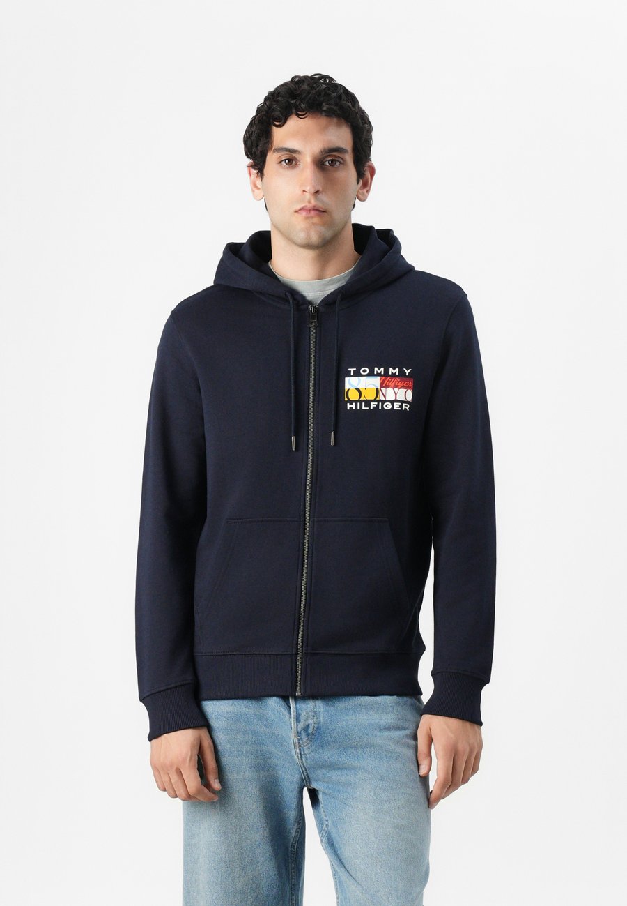 

Толстовка Tommy Hilfiger COLOUR FLAG ZIP THROUGH, Desert Sky/Dark Blue