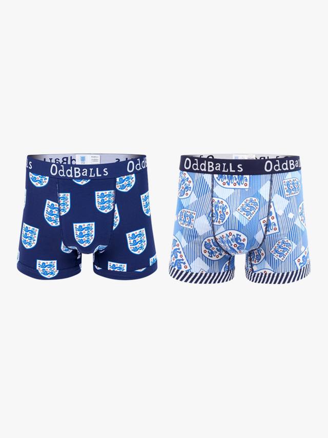 

Английские футбольные боксерские шорты OddBalls, цвет Patterned