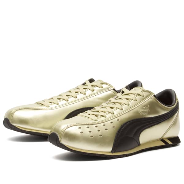 Металлические кроссовки Sprint Puma, золото & черный — фото 2