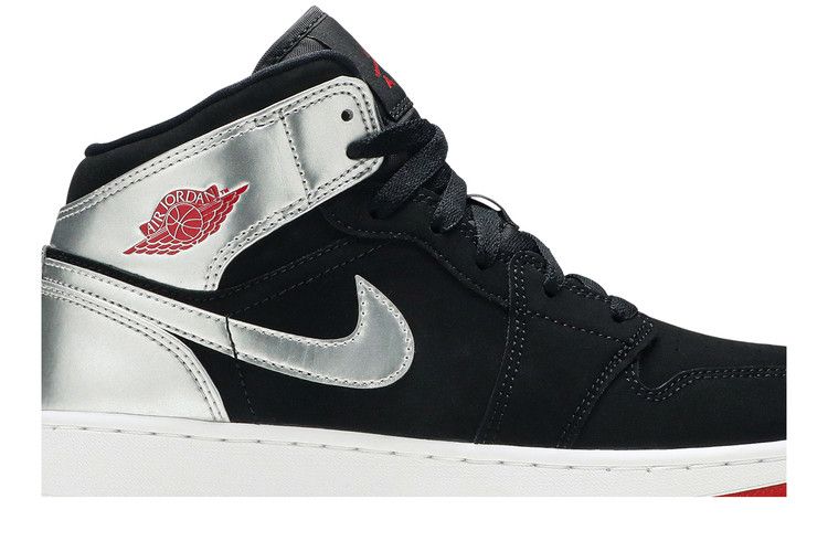 Кроссовки Air Jordan Air Jordan 1 Retro Mid GS 'Johnny Kilroy', черный — фото 3